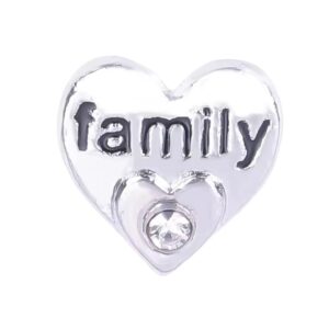 Charm Coração “Family”