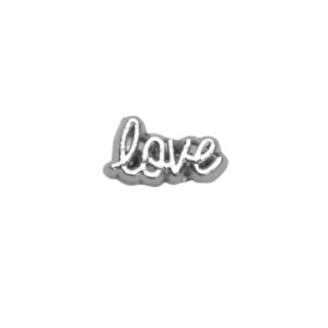 Charm Love Prateado