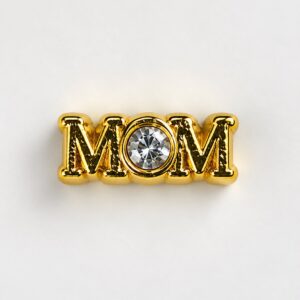 Charm “Mom” com Pedra
